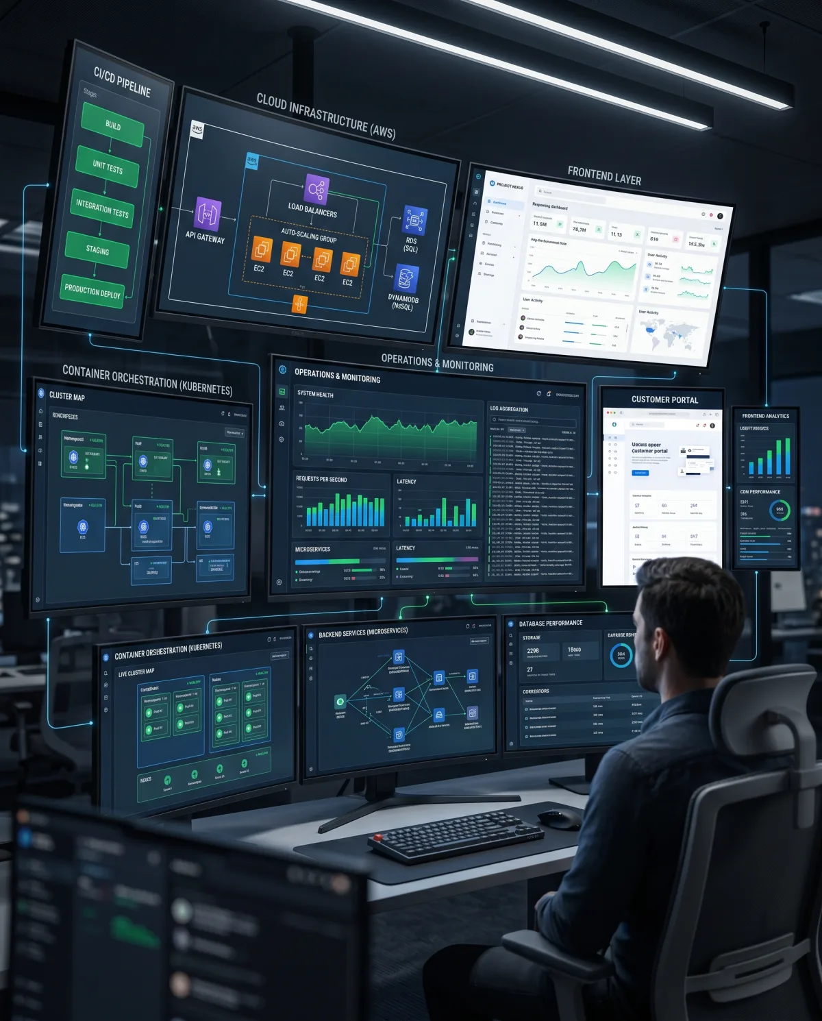 End-to-end ownership across the stack